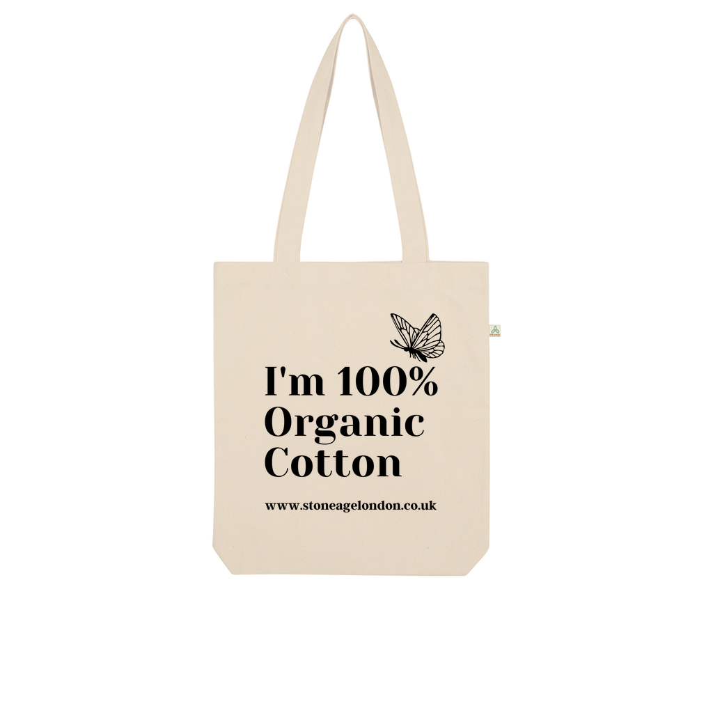 100% Organic Cotton Tote Bag (regular) - Stone Age London