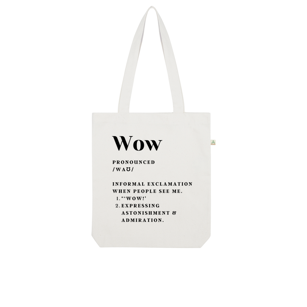 WOW Organic Tote Bag (regular) - Stone Age London