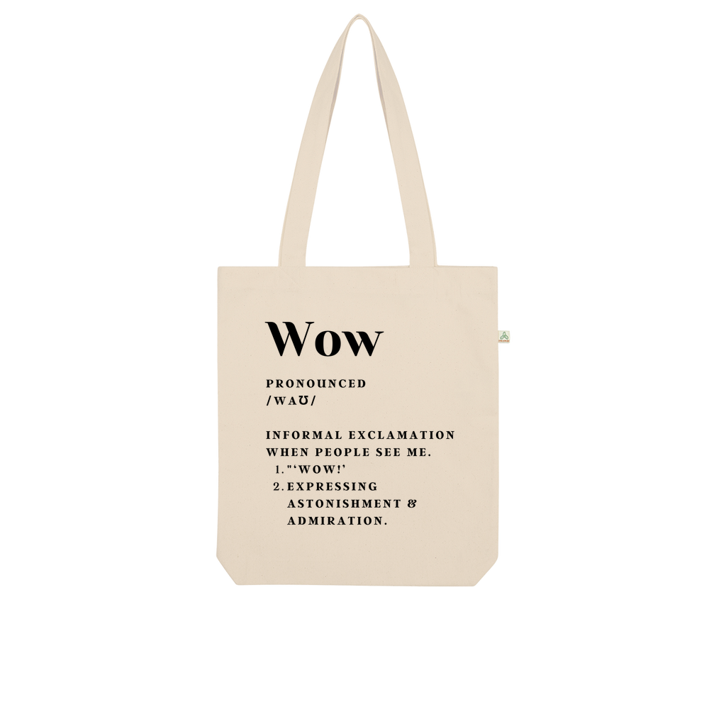 WOW Organic Tote Bag (regular) - Stone Age London
