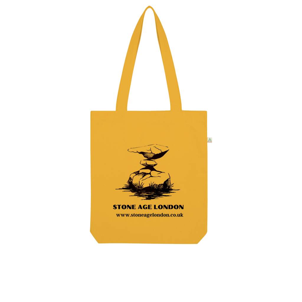 Stone Age Tote Organic Cotton Tote Bag - Stone Age London
