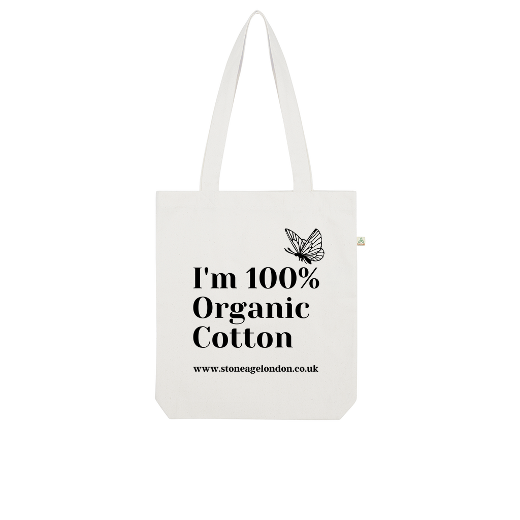 100% Organic Cotton Tote Bag (regular) - Stone Age London