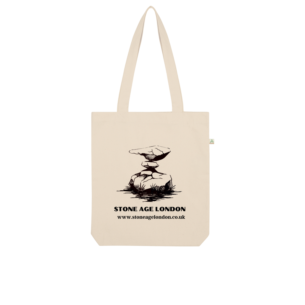 Stone Age Tote Organic Cotton Tote Bag - Stone Age London