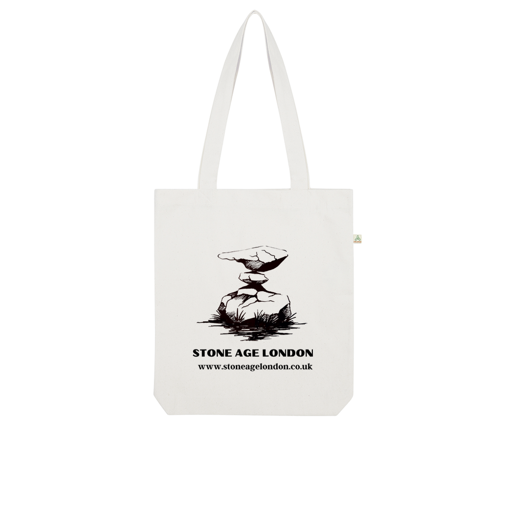Stone Age Tote Organic Cotton Tote Bag - Stone Age London
