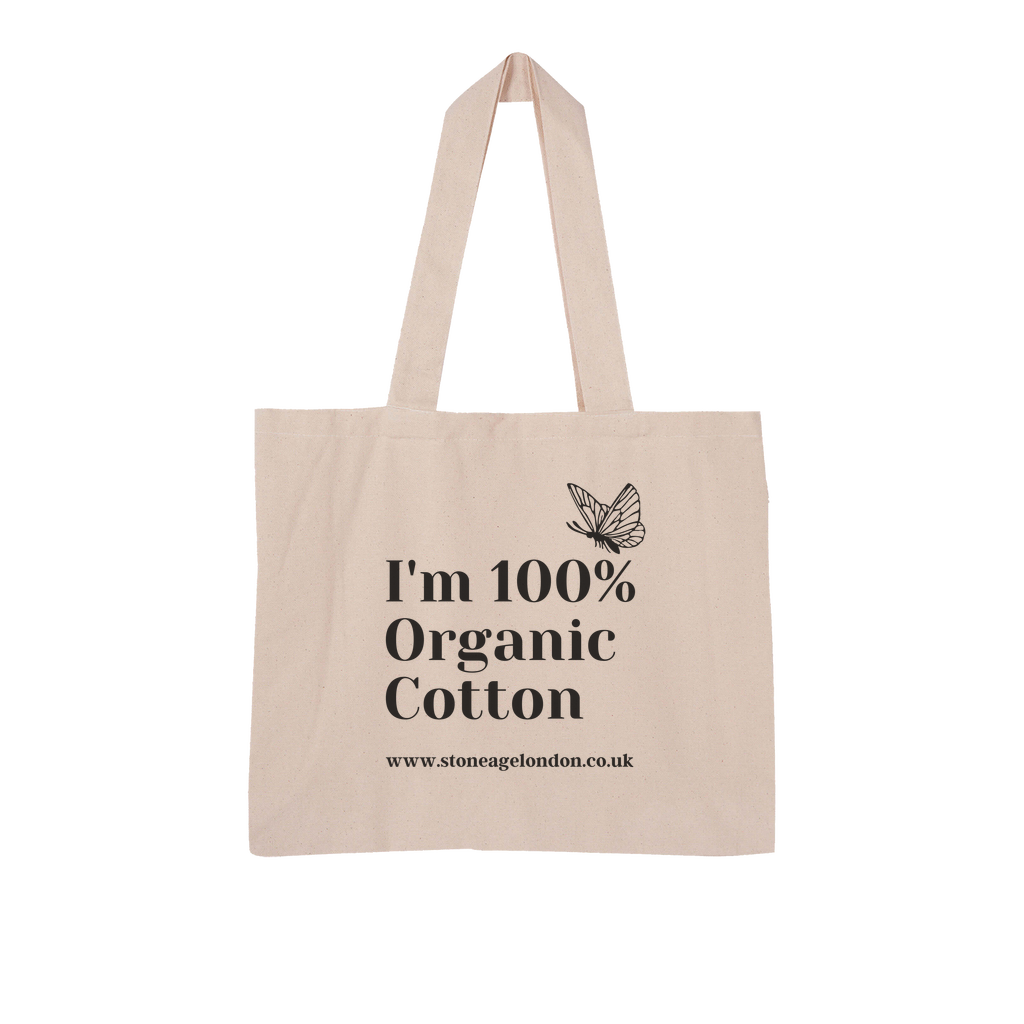 100% Organic Cotton Tote Bag (large) - Stone Age London