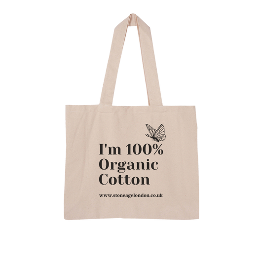 100% Organic Cotton Tote Bag (large) - Stone Age London