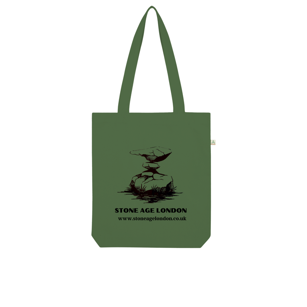 Stone Age Tote Organic Cotton Tote Bag - Stone Age London