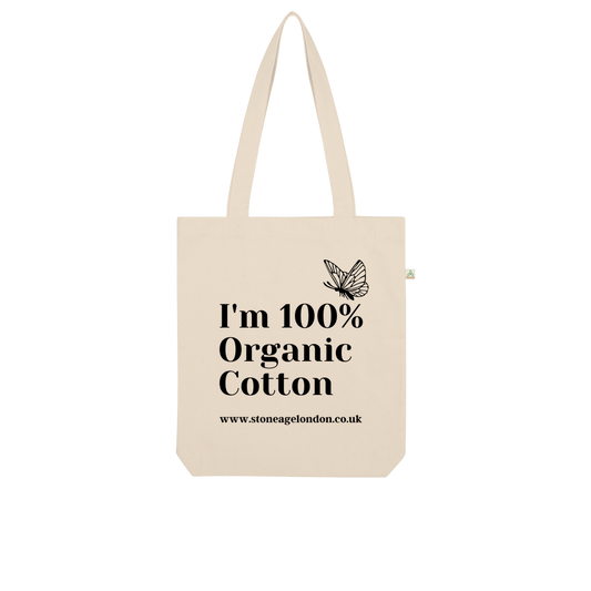 100% Organic Cotton Tote Bag (regular) - Stone Age London