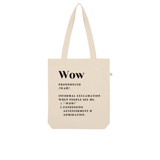 WOW Organic Tote Bag (regular) - Stone Age London
